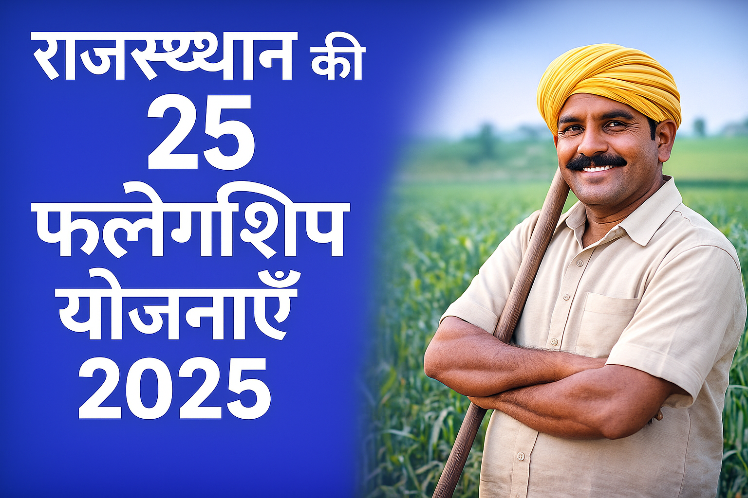राजस्थान की 25 फ्लैगशिप योजनाएँ 2025